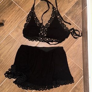 Two-Piece Black Set